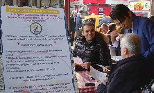 Kürt nufusunun yoğun yaşadığı İstanbul’da Kürtçe seçmeli ders kampanyası