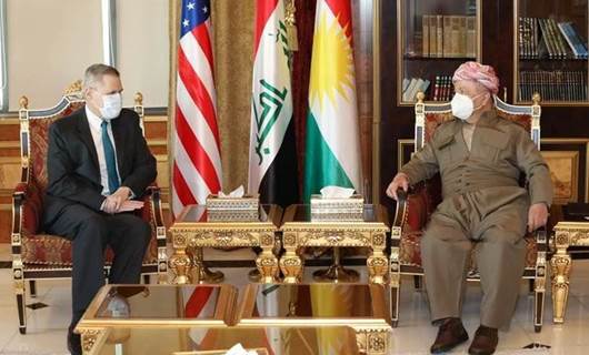 Başkan Mesud Barzani ABD'nin Irak Büyükelçisini kabul etti