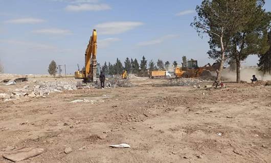 Hamza Tugayı, Serêkaniyê’de 9 Kürt ailenin evlerini yıktı