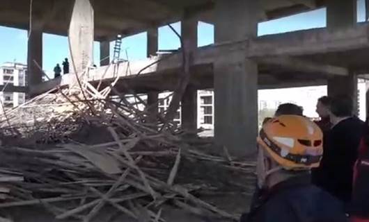 Diyarbakır’da cami inşaatı çöktü: 6 işçi yaralandı