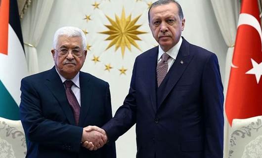 Erdoğan'dan Filistin Devlet Başkanı Abbas'a destek mesajı