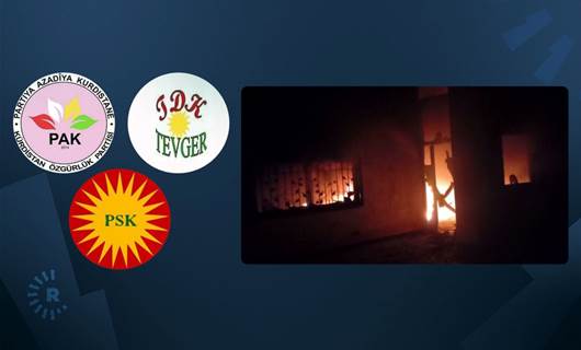 PAK, PSK, TDK-Tevger: Êrîş û şewitandina ofîsên partiyan li Rojavayê Kurdistanê nayê qebûlkirin