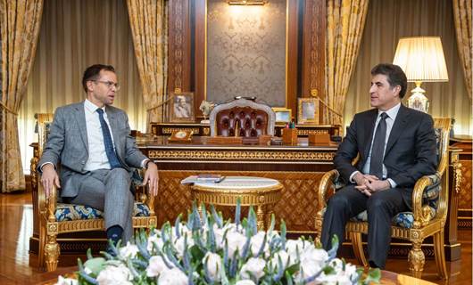 Neçirvan Barzani, Belçika Büyükelçisi Bulcke ile görüştü