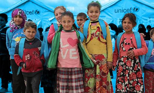 UNICEF: Li Sûriyê pêdiviya 6 milyon û 500 hezar zarokan bi alîkariya mirovî heye