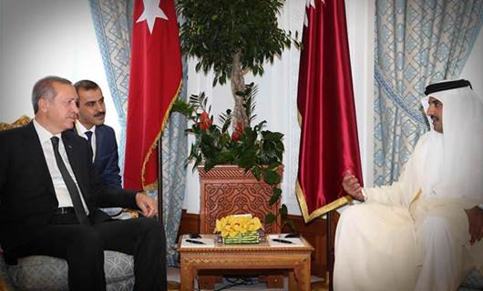 Türkiye Cumhurbaşkanı Recep Tayyip Erdoğan Katar'ın başkenti Doha'da...