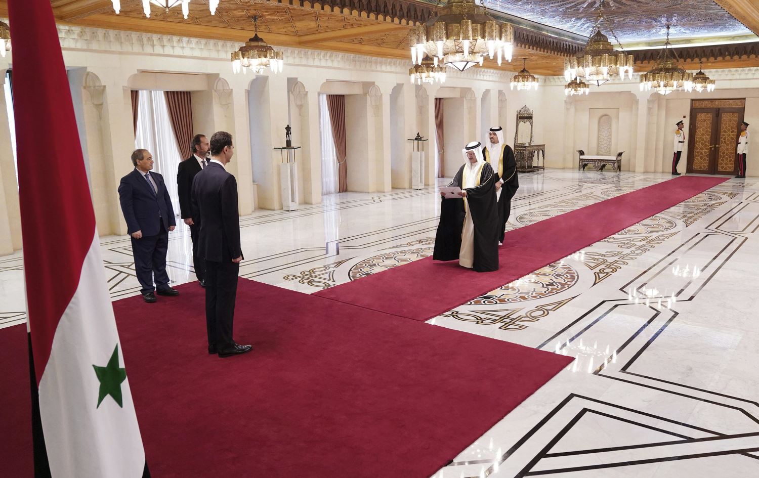 Syrian leader receives credentials from Bahrain... | Rudaw.net