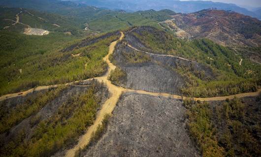 Marmaris yangını beşinci gününde: 4 bin 500 hektar yandı