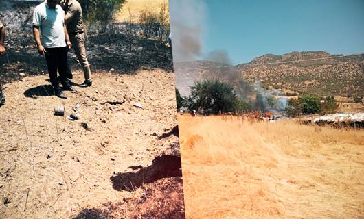 Amêdî; Li Bamernê topek di nav rez û baxên welatiyan de ket