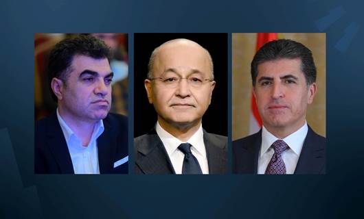 Neçirvan Barzani ve Berhem Salih'ten Ako Muhammed'e başsağlığı mesajı