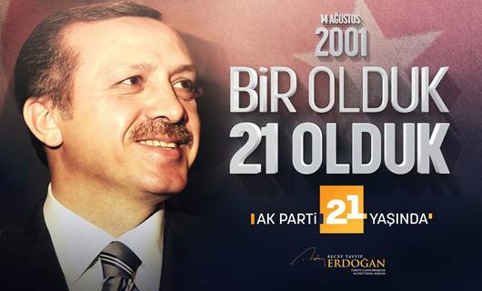 Erdoğan'dan AK Parti’nin 21. kuruluş yıldönümü paylaşımı