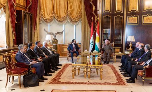 Başkan Barzani Devleti Yönetme İttifakı heyetini kabul etti