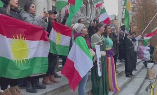 İran ve Rojhılat diasporası 11 haftadır Beyaz Saray önünde gösteri düzenliyor