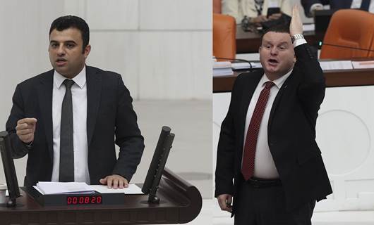 Parlamenterê MHPê gefa torbeyên zer li parlamenterên HDPê xwar