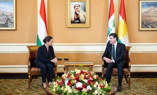 Başkan Neçirvan Barzani ile Macaristan Cumhurbaşkanı Katalin Novak bir araya geldi