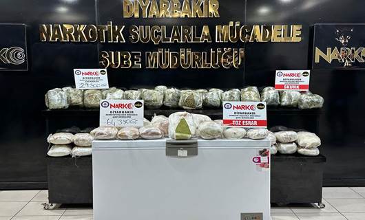 Diyarbakır'da kargoya verilen derin dondurucuda 93 kilo esrar çıktı!