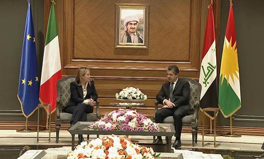 Başbakan Mesrur Barzani İtalya Başbakanı Meloni ile bir araya geldi