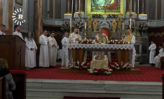 İSTANBUL - Saint Antuan Kilisesi'nde Noel Ayini yapıldı