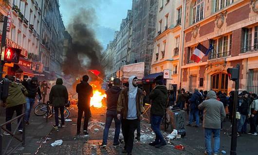 Paris’teki şiddet gösterilerine Kürtlerden tepki