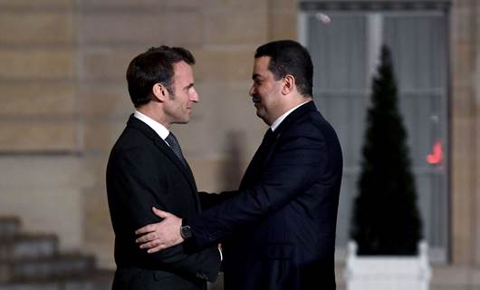 Irak Başbakanı Sudani Fransa’da Macron’la bir araya geldi