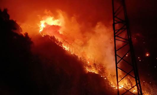 Antalya-Alanya'da 4 ayrı noktada orman yangını