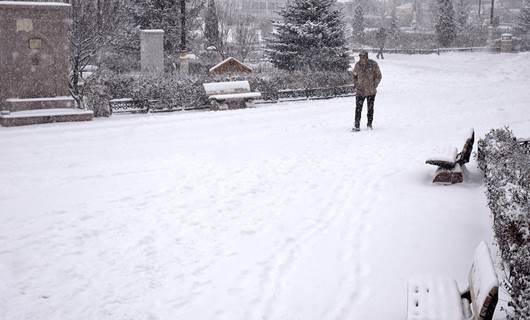 Erzurum, Ardahan, Ağrı ve Kars’ta kar kalınlığı yarım metreyi buldu