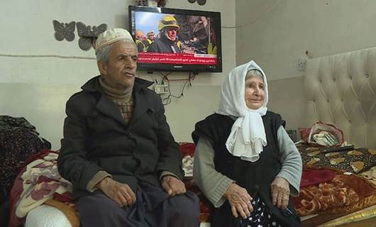 Kürdistanlı yaşlı çift, engelli maaşlarını depremzedelere bağışladı