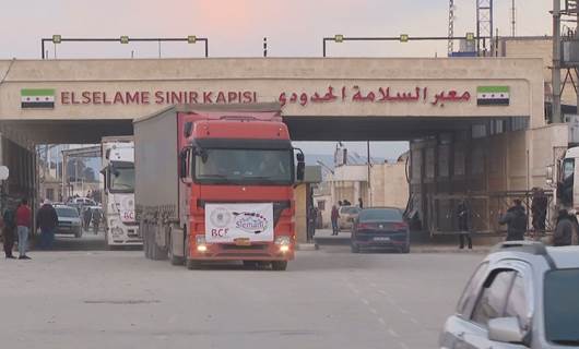 Barzani Charity Foundation arrives in Afrin with tons of aid