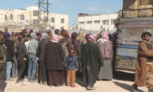 Barzani Charity Foundation continues distributing aid in Afrin
