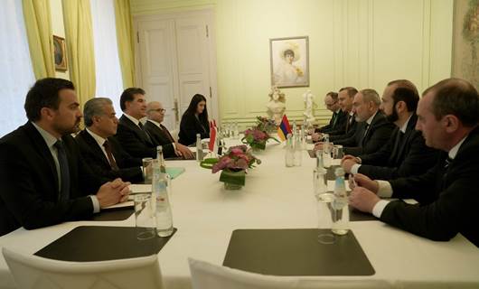 Başkan Neçirvan Barzani, Ermenistan Başbakanı Paşinyan ile bir araya geldi