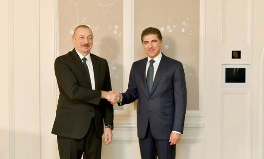 President Barzani meets Azerbaijan's Aliyev