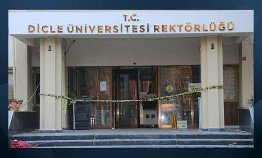 Dicle Üniversitesi rektörlük binası boşaltıldı