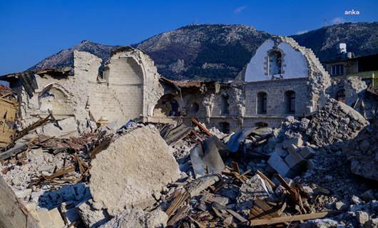 Antakya Rum Ortodoks Kilisesi depremde harabeye döndü