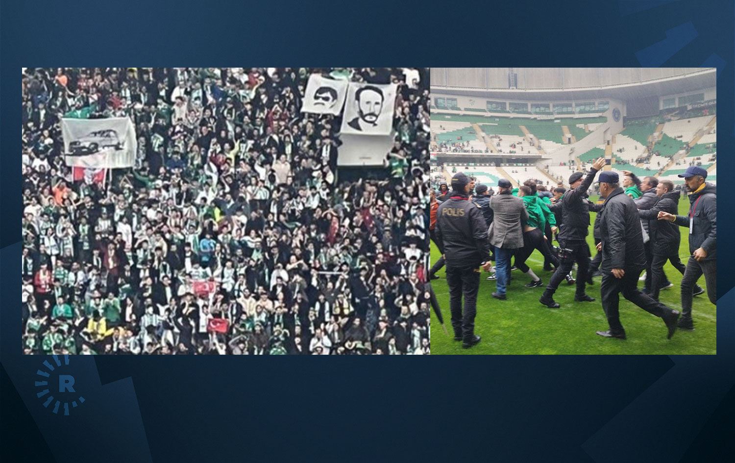 Bursaspor Tribünlerinde 'Yeşil' Ve 'Beyaz Toros'... | Rudaw.net