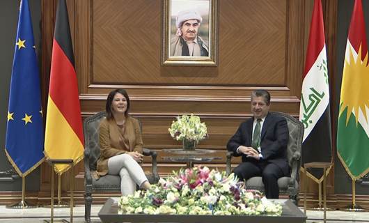Mesrur Barzani, Almanya Dışişleri Bakanı Baerbock ile görüştü