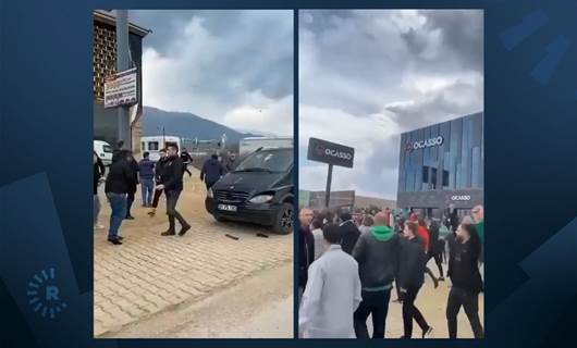 Bursaspor taraftarı Diyarbakır plakalı araca saldırdı