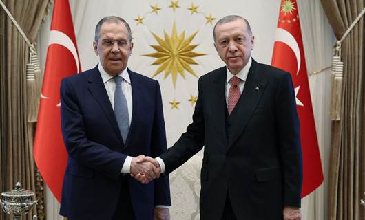 Erdoğan, Rusya Dışişleri Bakanı Lavrov'la bir araya geldi