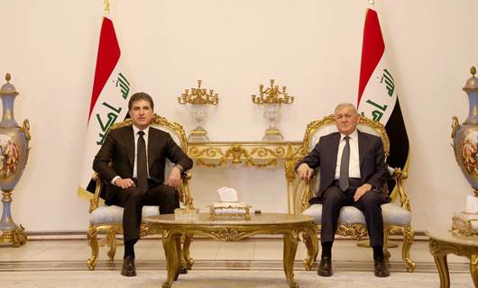 Başkan Neçirvan Barzani, Irak Cumhurbaşkanı Latif Reşid ile görüştü