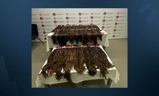 Piyasa değeri 350 bin lira: 15 kilo insan saçı ele geçirildi