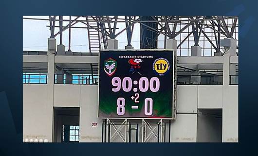 Kritik maçta Amedspor gol olup rakibinin üzerine yağdı: 8-0!