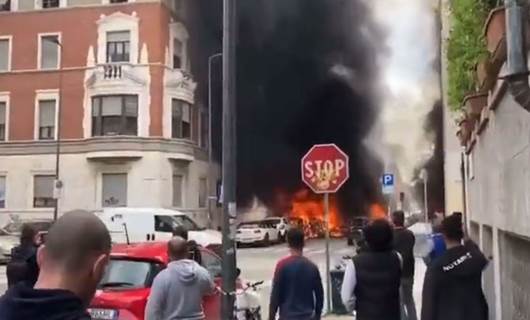 Milano kent merkezinde büyük patlama