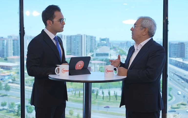 Imam Tascier, an MP of the pro-Kurdish Peoples’ Democratic Party (HDP), talking to Rudaw’s Nwenar Fatih in Turkey on May 14, 2023. Photo: Rudaw