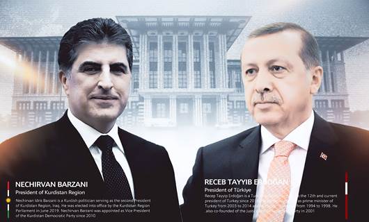 Kürdistan Bölgesi Başkanı Neçirvan Barzani & Türkiye Cumhurbaşkanı Recep Tayyip Erdoğan