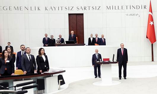 Meclis Genel Kurulu geçen cumartesi günü Türkiye Cumhurbaşkanı Recep Tayyip Erdoğan'ın yemin töreni için toplanmıştı. / AA