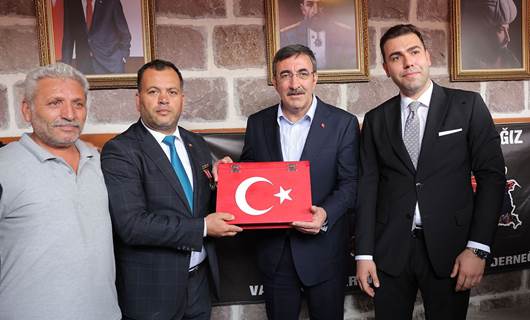 Cumhurbaşkanı Yardımcısı Cevdet Yılmaz, Ankara Altındağ'da ODTÜ Mezunları Birliği Vakfı Konağı açılışına katıldı. / AA