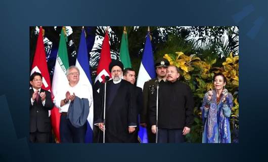 Nikaragua Devlet Başkanı Daniel Ortega ile İran Cumhurbaşkanı İbrahim Reisi