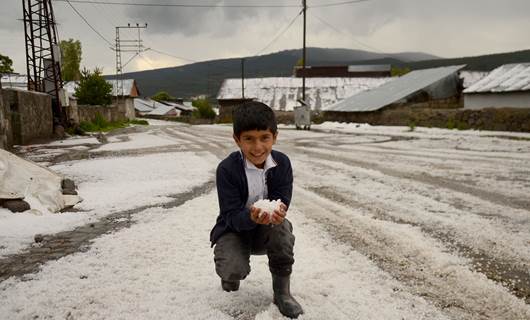 Li çend parêzgehên Bakurê Kurdistanê baran û zîpik dibare