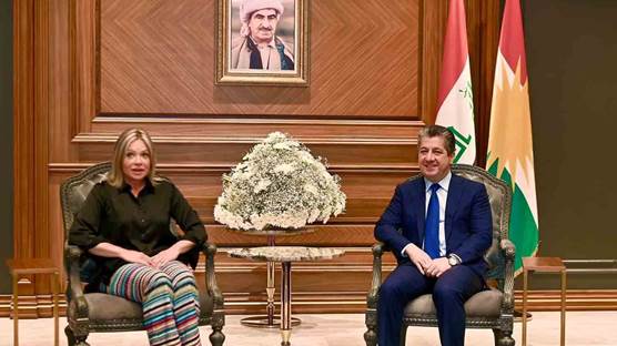 Başbakan Mesrur Barzani ve BM Irak Özel Temsilcisi Jeanine Hennis-Plasschaert 