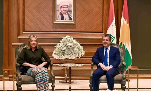 Başbakan Mesrur Barzani ve BM Irak Özel Temsilcisi Jeanine Hennis-Plasschaert 
