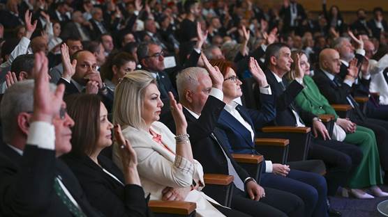 İYİ Parti 3. Olağan Kurultayı bugün Ankar'da ATO Congresium'da gerçekleştirildi. / AA
