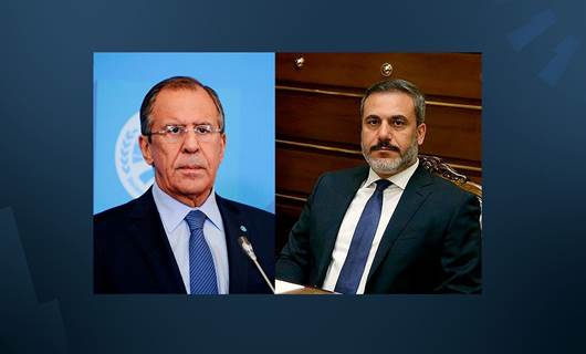 Wezîrên derve yên Rûsya û Tirkiyê, Sergey Lavrov û Hakan Fîdan.